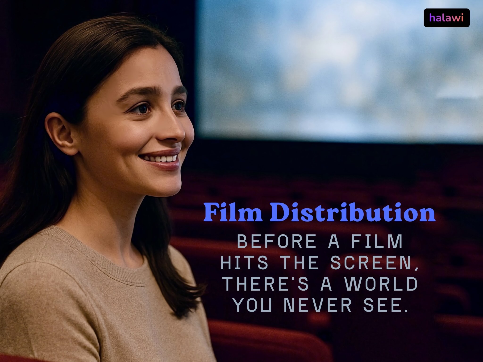 A dreamy-eyed girl soaking in silver screen magic with full Bollywood charm